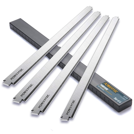 Powertec 13 in. HSS Planer Blades Replacement for Ryobi AC8630 AP1301, 4PK 12826DD